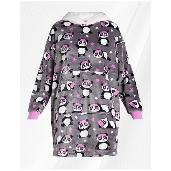 HOLIDAY TIME WOMEN’S PANDA LOUNGER WITH HOOD🐼 - Picture 4 of 8
